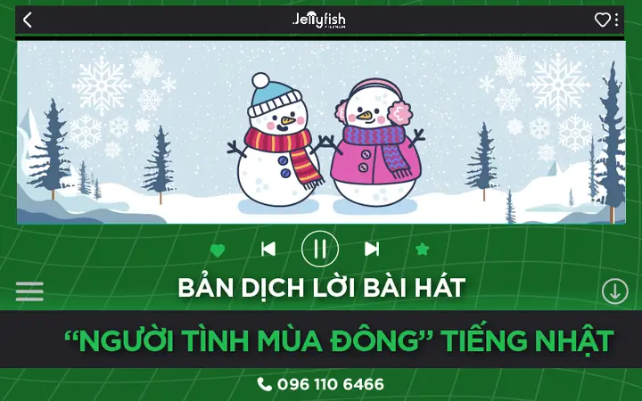 Người Tình Mùa Đông Tiếng Nhật Người Tình Mùa Đông Tiếng Nhật