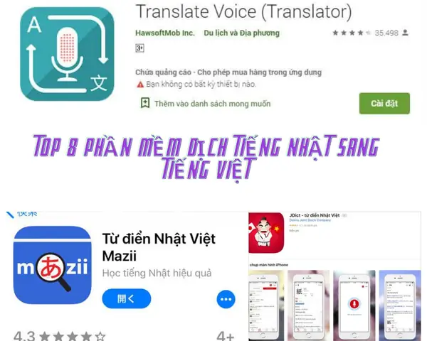 Phần Mềm Dịch Từ Tiếng Nhật Sang Tiếng Việt