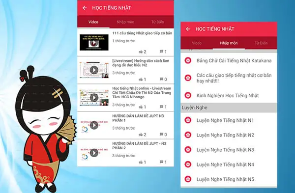 Phần Mềm Học Tiếng Nhật Hay