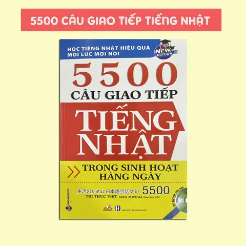 Sách 5500 Câu Giao Tiếp Tiếng Nhật