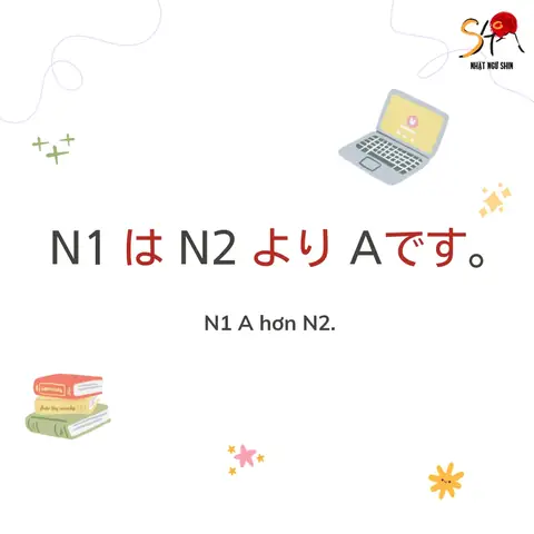 So Sánh Hơn Trong Tiếng Nhật