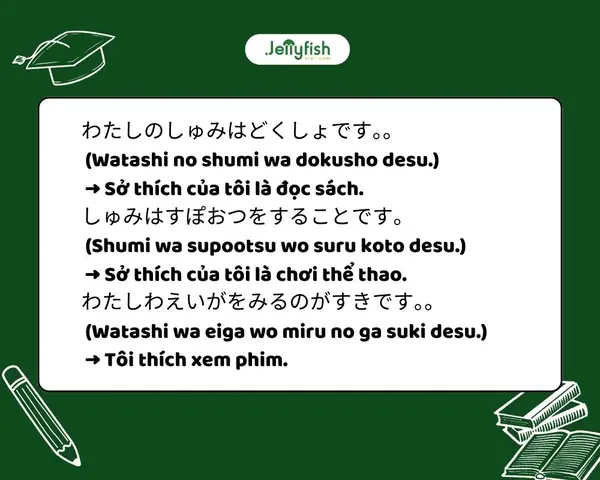 Sở Thích Tiếng Nhật