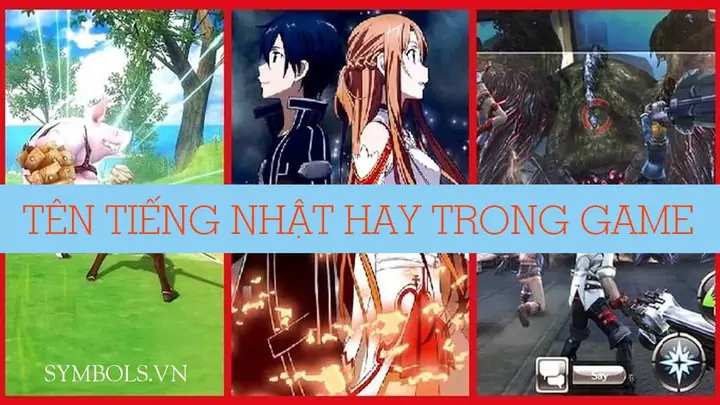 Tên Game Hay Tiếng Nhật