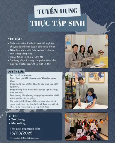 Thực Tập Sinh Tiếng Nhật Tphcm