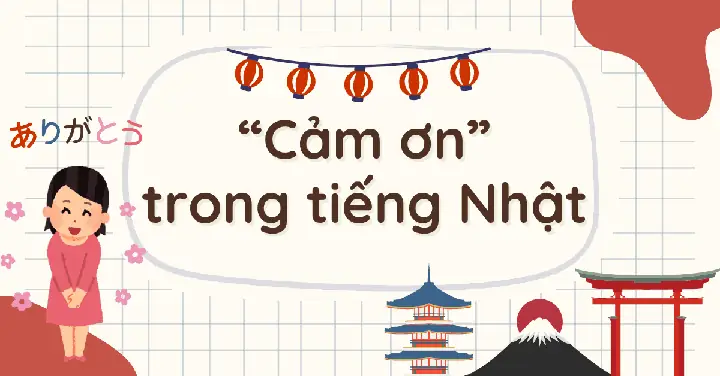 Tiếng Nhật Cảm Ơn
