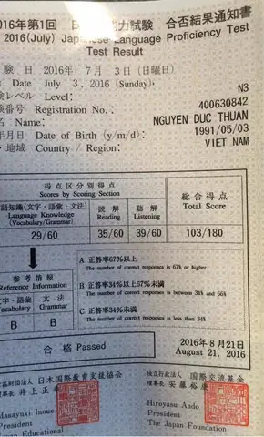 Tiếng Nhật N3