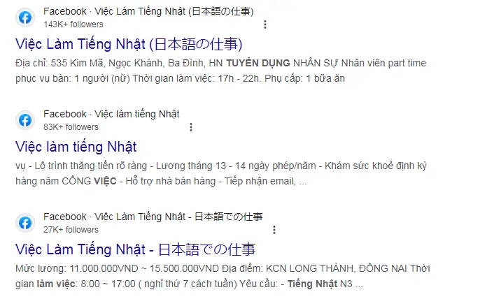Tìm Việc Tiếng Nhật N3