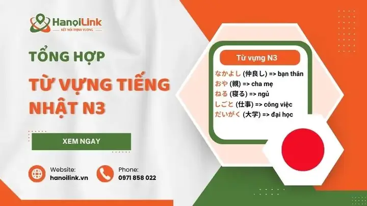 Tổng Hợp Từ Vựng N3 Tiếng Nhật