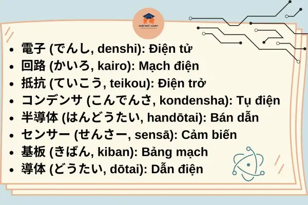 Từ Vựng Chuyên Ngành Điện Tiếng Nhật