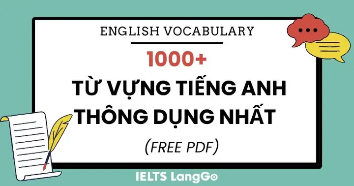 Từ Vựng Tiếng Nhật Thông Dụng