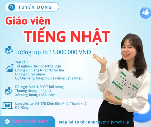 Tuyển Tiếng Nhật Đà Nẵng