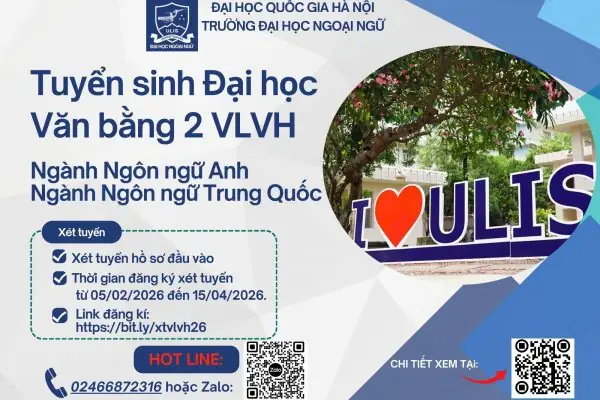 Văn Bằng 2 Tiếng Nhật Đại Học Ngoại Ngữ
