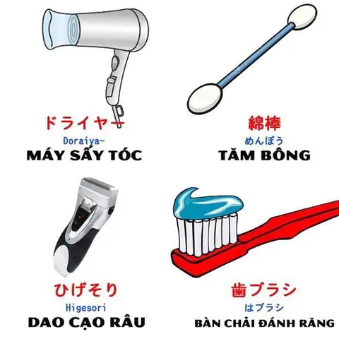 Vệ Sinh Cá Nhân Tiếng Nhật