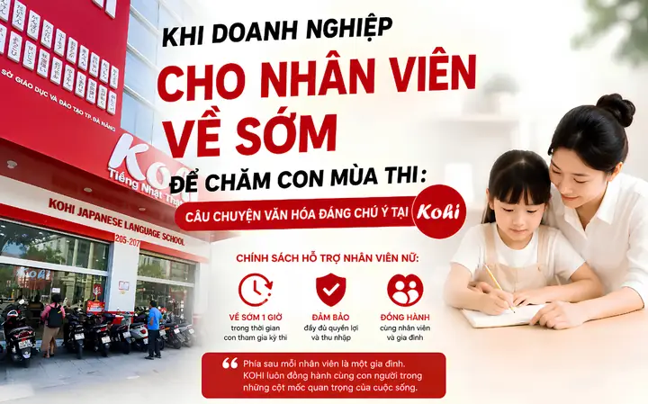Về Sớm Trong Tiếng Nhật