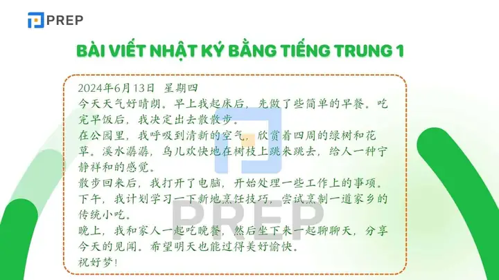 Viết Nhật Ký Tiếng Nhật