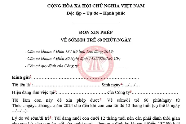 Xin Phép Về Sớm Trong Tiếng Nhật