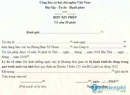 Xin Phép Về Sớm Trong Tiếng Nhật